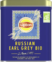 Lipton Thé Noir Bio Russian Earl Grey 150g