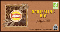 Lipton Thé Noir Bio Darjeeling 20 Sachets Mousseline
