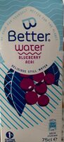 Water bueberry açai