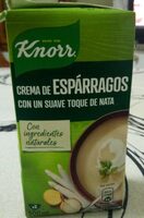 Crema de espárragos con suave toque de nata