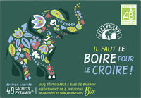 Elephant Coffret Infusion Bio de 6 Tisanes Aromatisées avec Mug 48 Sachets Pyramid