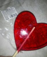 Sucette Heart Pop Red 80