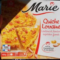 Quiche Lorraine Lardons Jambon Marie