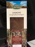 Lasagne da agricoltura biologica