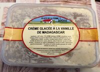 Crème glacée à la vanille de madagascar