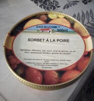 Sorbet à la poire