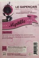 Sorbet Myrtille