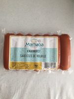 Saucisses de volaille
