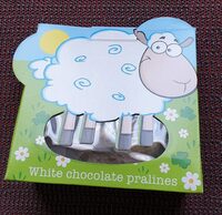 White chocolate pralines
