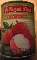 Litchis au sirop