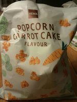 Pop corn carrot cake