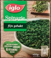Spinazie fijn gehakt