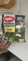 Biologische spinazie à la crème