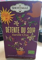 Shotimaa Détente Du Soir Vanille Chai