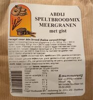 Abdij speltbroodmix meergranen