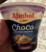 Choco karamel met slagroom