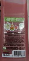 Jus de Pomme, poire et framboise