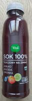 Sok 100% Jabłko Jagoda Limonka