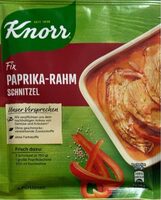 Paprika-Rahm Schnitzel