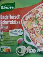 Hackfleisch Schafskäse