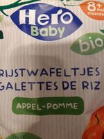 Galettes de riz pommes