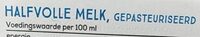 Halfvolle melk