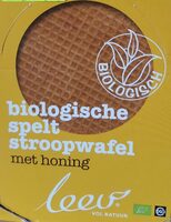 Biologische spelt stroopwafel