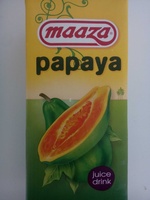 Papaya juice drink