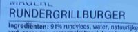 Magere Rundergrillburger