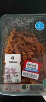 Shoarma varkensvlees reepjes gekruid