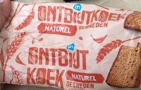 Ontbijtkoek naturel gesneden