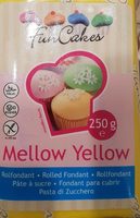 Pâte à Sucre - Jaune - 250G - Funcakes