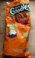 Organix corn puffs with carrots