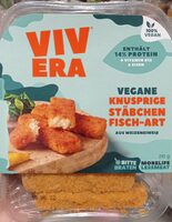 Vegane knusprige Stäbchen Fisch-Art