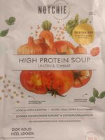 High protein soup - linzen & tomaat