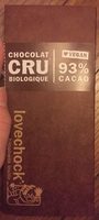 Chocolat cru biologique