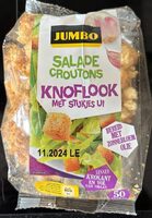 Salade Croutons Knoflook Met Stukjes Ui
