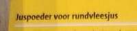 Juspoeder voor rundvleesjus