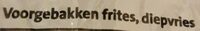 Voorgebakken frites
