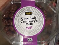 Chocolade Cranberry's Melk