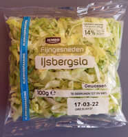Fijngesneden ijsbergsla gewassen