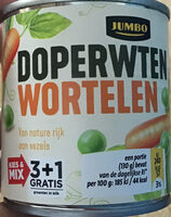 Doperwten wortelen