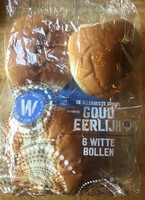 6 witte bollen