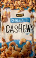 Gebrande cashewnoten, ongezouten