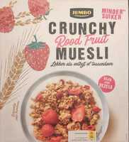 Crunchy Muesli Rood Fruit Minder Suiker
