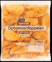 Gekruide opbakaardappelen met schil
