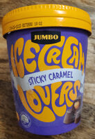 Sticky caramel ice cream lovers