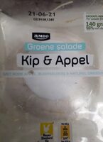 Groene salade kip & appel