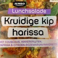 Lunchsalade kruidige kip harissa