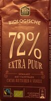 Biologische 72% extra puur